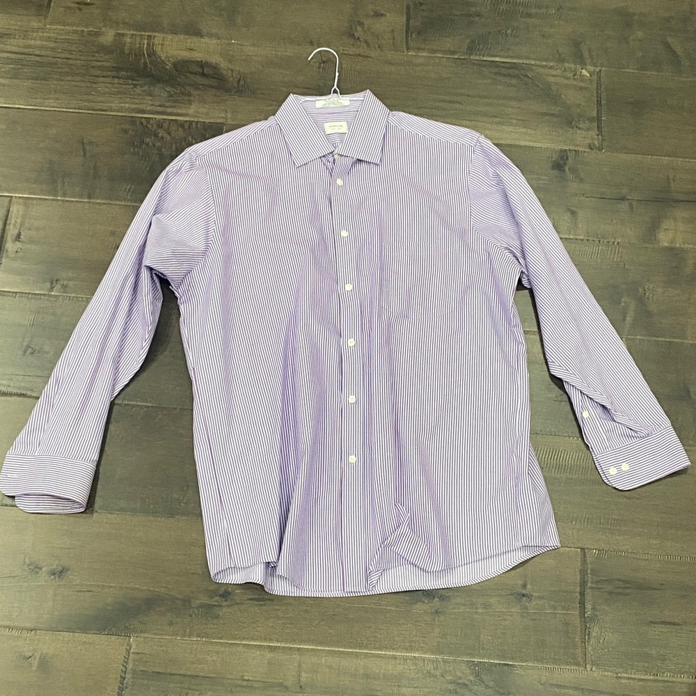 Arrow Men's Lavender Striped Dress Shirt